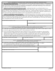 DA Form 597-3 Army Senior Reserve Officers&#039; Training Corps (Rotc) Scholarship Cadet Contract, Page 6