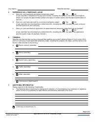 Form RI-AD001 Application to Serve as Temporary Judge - County of Riverside, California, Page 3