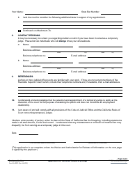 Form RI-AD001 Application to Serve as Temporary Judge - County of Riverside, California, Page 4