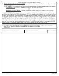 DA Form 597-4 Educational Assistance Program for Military Junior College (Mjc) Commissioned Officers, Page 3