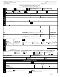 Form TAX-F006 Nevada Business Registration - Nevada