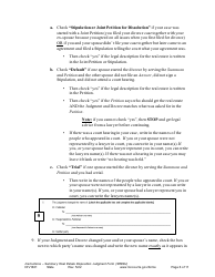 Form DIV1601 Instructions - Summary Real Estate Disposition Judgment Form - Minnesota, Page 6