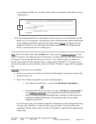 Form DIV1601 Instructions - Summary Real Estate Disposition Judgment Form - Minnesota, Page 7