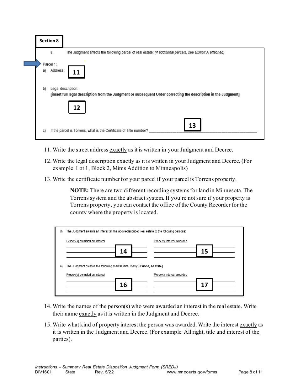 Form DIV1601 Fill Out, Sign Online and Download Printable PDF