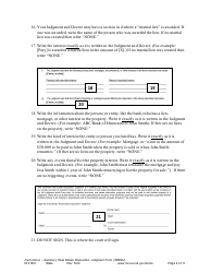 Form DIV1601 Instructions - Summary Real Estate Disposition Judgment Form - Minnesota, Page 9