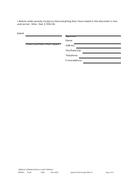 Form DIV815 Affidavit of Default (With Children) - Minnesota, Page 2