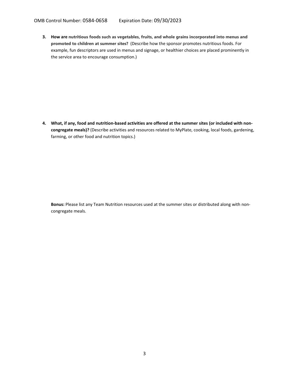 Turnip the Beet: High Quality Meals in the Summer Meal Programs Nomination Form, Page 3