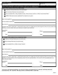 Form 6025 Direct Rollover/Direct Payment Election Form for a Member, Beneficiary, or Alternate Payee Regarding an Eligible Rollover Distribution - Kentucky, Page 2