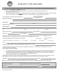Form 40-2300 Request for Refund - Montana