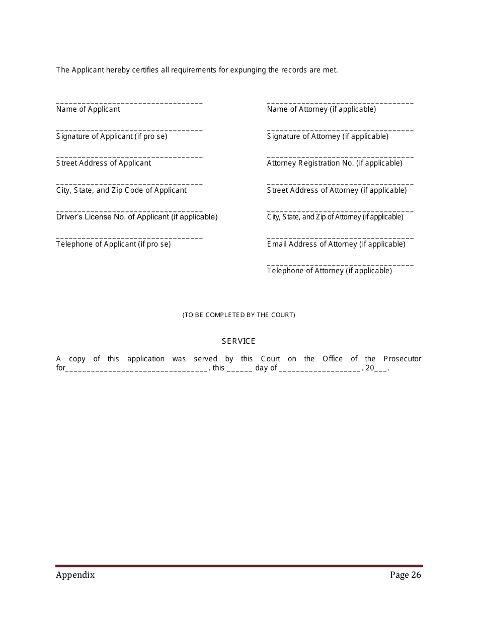 Appendix H Application to Seal Record - Butler County, Ohio, Page 4
