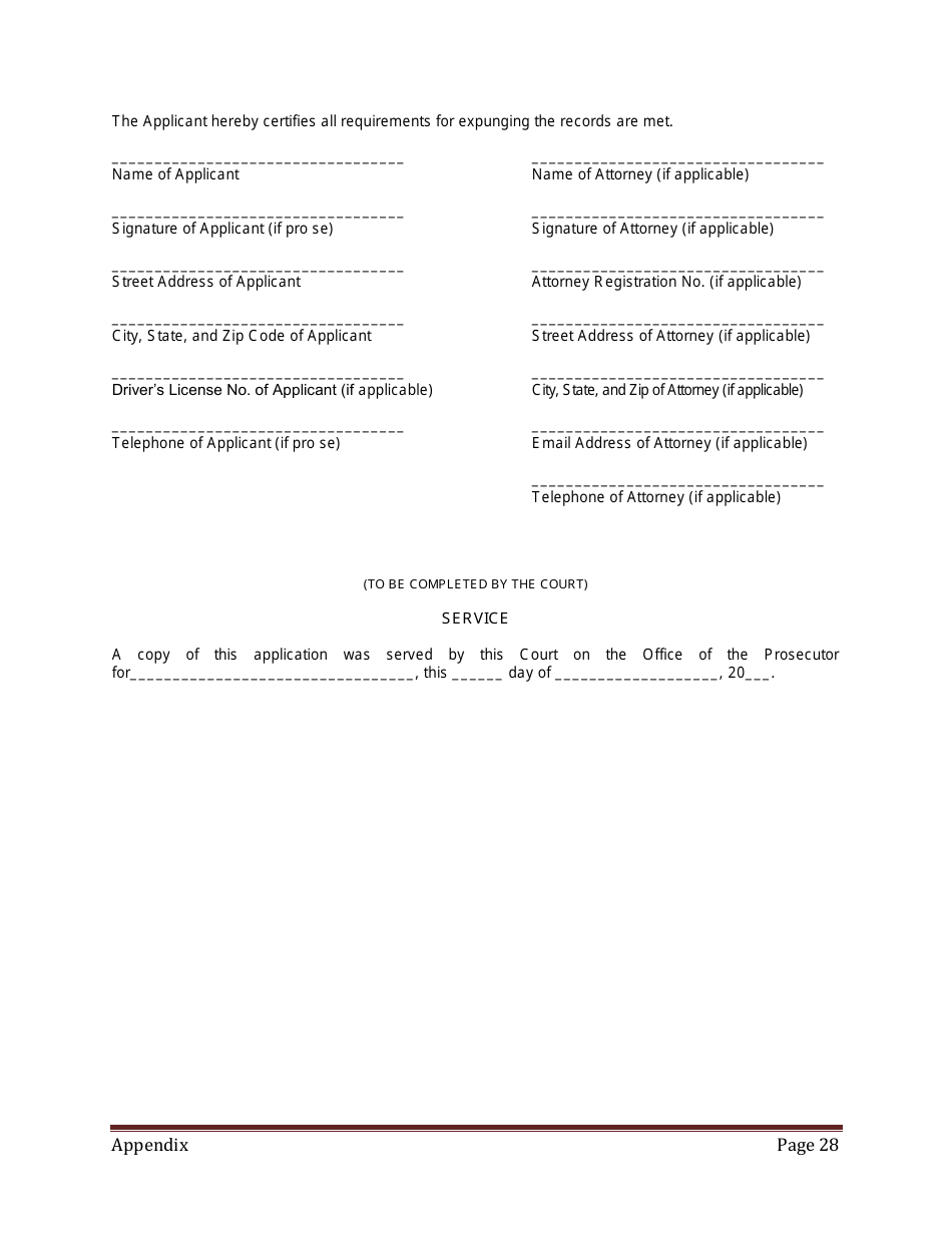 Appendix H Application to Seal Record - Butler County, Ohio, Page 6