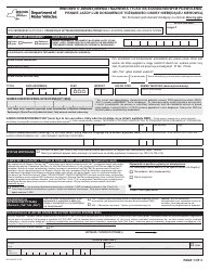Document preview: Form MV-44NCP Application for Name Change Only on Standard Permit, Driver License or Non-driver Id Card - New York (Polish)