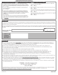 Form MV-44NCF Application for Name Change Only on Standard Permit, Driver License or Non-driver Id Card - New York (French), Page 2