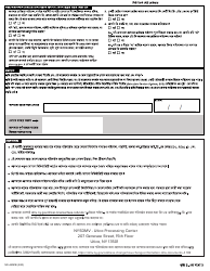 Form MV-44NCB Application for Name Change Only on Standard Permit, Driver License or Non-driver Id Card - New York, Page 2