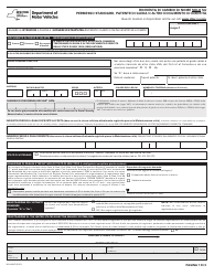 Form MV-44NCI Application for Name Change Only on Standard Permit, Driver License or Non-driver Id Card - New York
