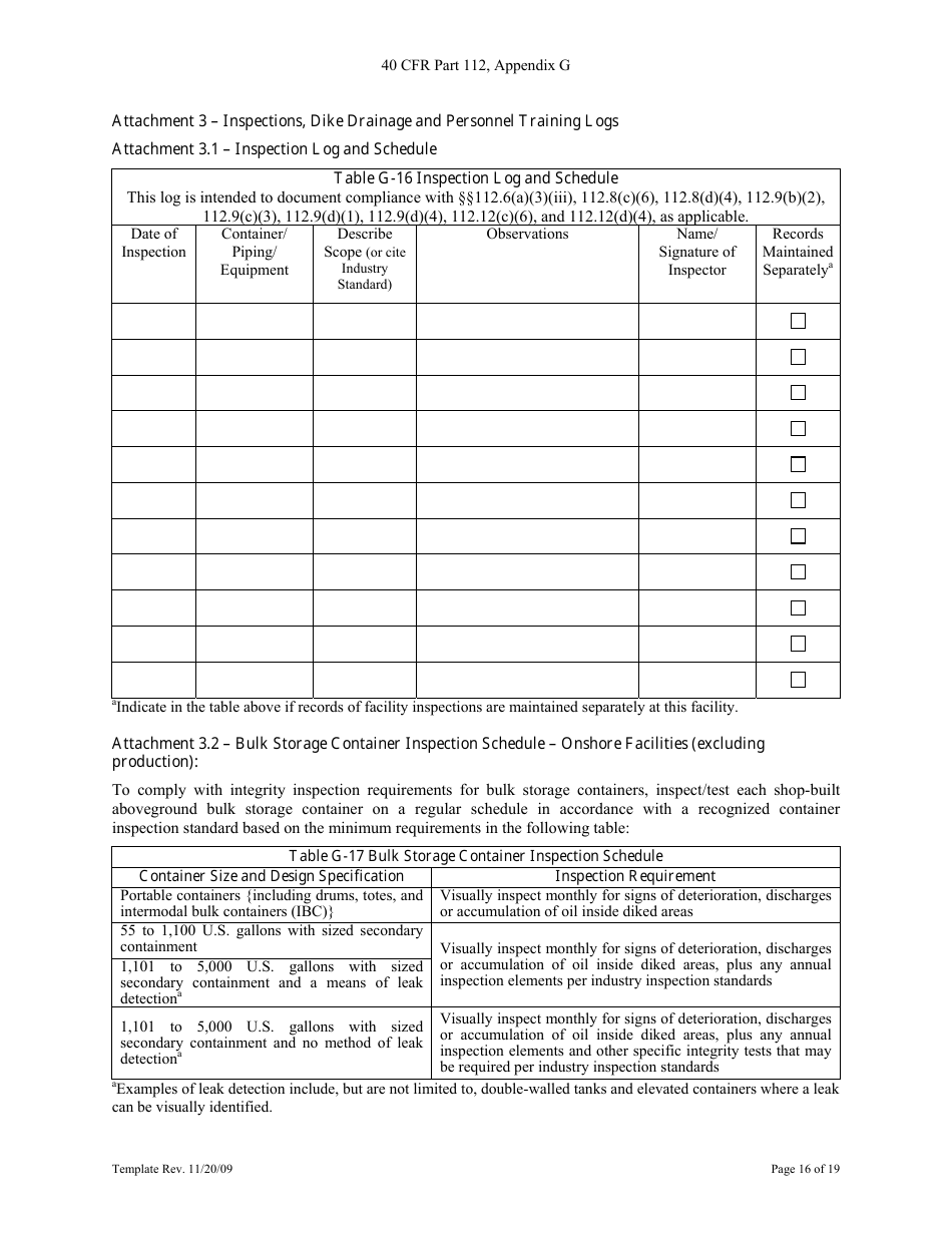 Appendix G Tier I Qualified Facility Spcc Plan - City and County of San Francisco, California, Page 16