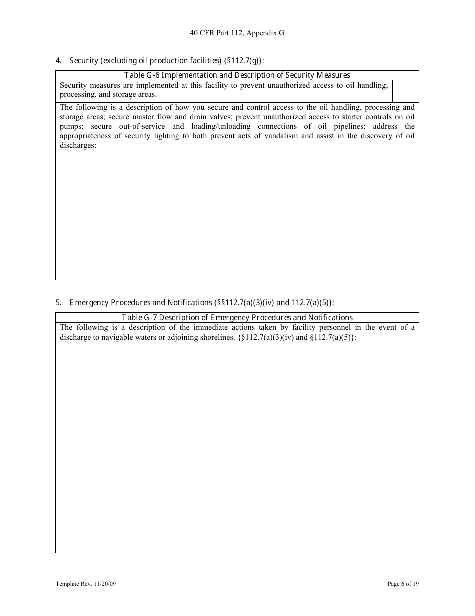 Appendix G Tier I Qualified Facility Spcc Plan - City and County of San Francisco, California, Page 6