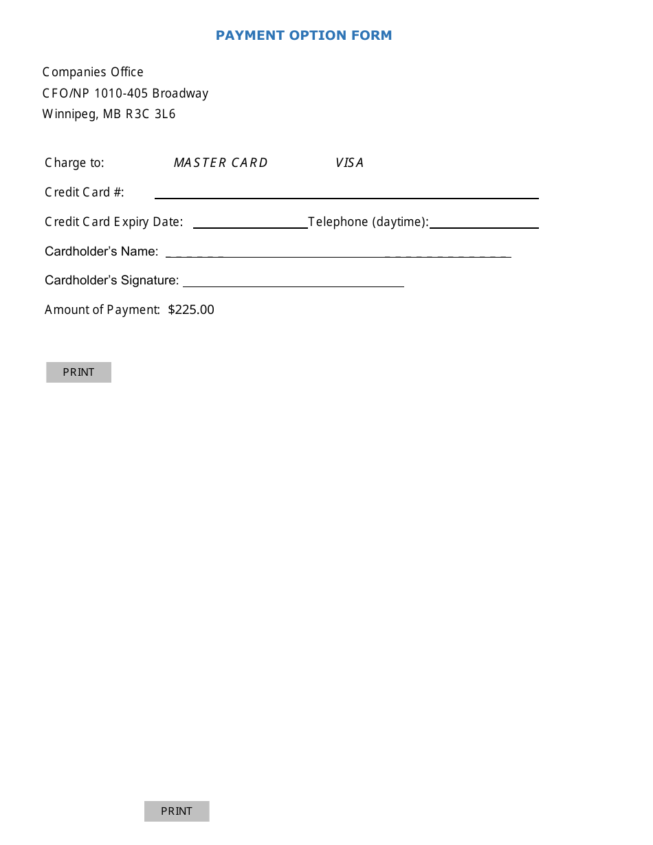 Registration - Update Signature and Seal - Manitoba, Canada, Page 4