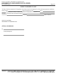 Form RW11-02 Assignment of Lease (Where State Is Lessor) - California, Page 2