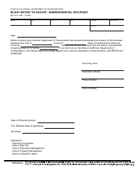 Document preview: Form RW10-21 90-day Notice to Vacate - Nonresidential Occupant - California