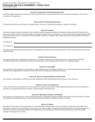 Form RW16-5 Purchase and Sale Agreement - Public Sale - California, Page 4