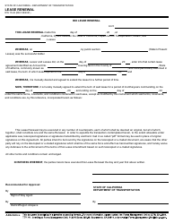 Document preview: Form RW15-04 Lease Renewal - California