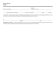 Form ST-13 Sales and Use Tax Certificate of Exemption for Use When Purchasing Medical-Related Items - Virginia, Page 2