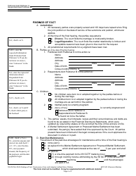 Form FA-4161VA Findings of Fact, Conclusions of Law, and Judgment Without Minor Children - Wisconsin, Page 2