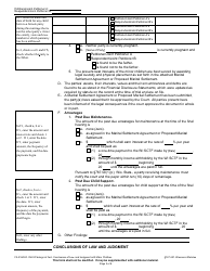 Form FA-4160VA Findings of Fact, Conclusions of Law, and Judgment With Minor Children - Wisconsin, Page 3