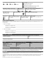Form DCH-0862 Physician Application to Correct a Michigan Death Record (For Deaths That Occurred After 1/1/2004) - Michigan, Page 2