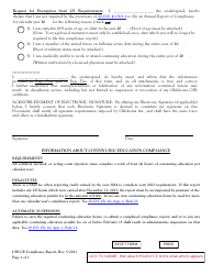 Annual Report of Compliance for Oklahoma Certified Shorthand Reporters - Oklahoma, Page 2