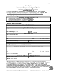 Form DBPR COSMO4-A Application for Registration by Endorsement - Florida, Page 4