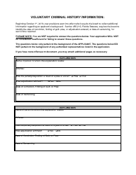 Form DBPR COSMO4-A Application for Registration by Endorsement - Florida, Page 9