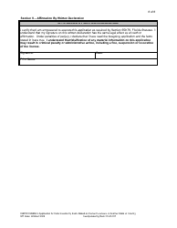 Form DBPR COSMO2 Application for Initial License by Exam Based on Current Licensure in Another State or Country - Florida, Page 9