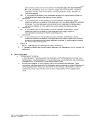 Form DBPR COSMO4-B Application for Initial License by Endorsement From Another State - Florida, Page 3