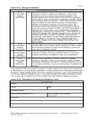 Form DBPR COSMO4-B Application for Initial License by Endorsement From Another State - Florida, Page 6