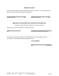 Form CSX1105 Agreement and Order to Waive (Or Partially Waive) Cost-Of-Living Adjustment - Minnesota, Page 4