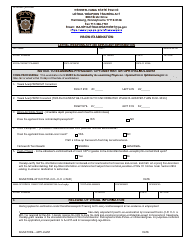 Document preview: Form SP8-200V Vision Examination - Pennsylvania
