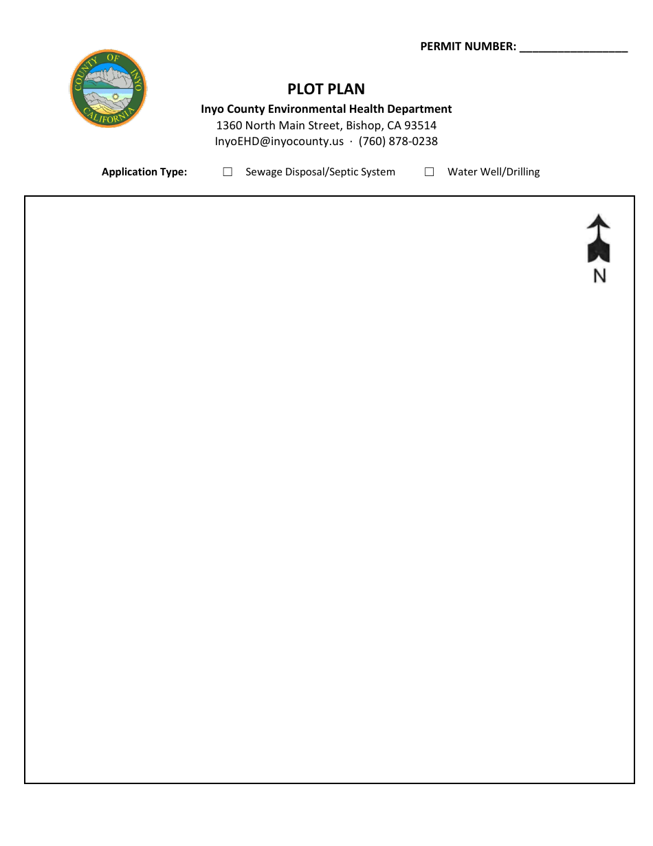 Plot Plan - County of Inyo, California, Page 1