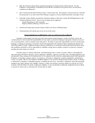 Inyo County Commercial Photography and Filming Application and Permit - Inyo County, California, Page 4
