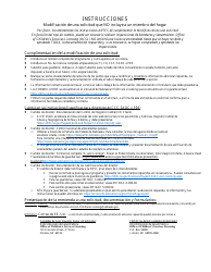 Document preview: Modificacion De Una Solicitud Sin Incluir Al Miembro Del Hogar - Nebraska (Spanish)