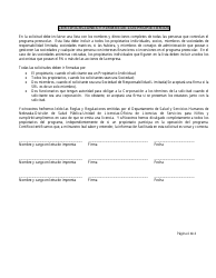 Solicitud De Licencia Preescolar - Nebraska (Spanish), Page 6