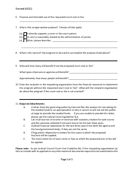 Court Cost Application Form - Louisiana, Page 2