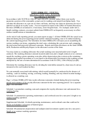 Form ONRR-4292 Coal Washing Allowance Report, Page 2