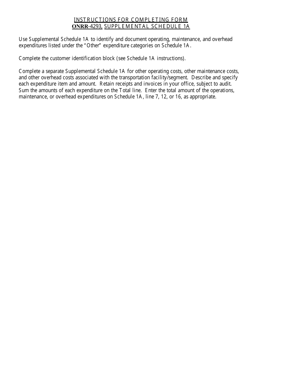 Form ONRR-4293 Coal Transportation Allowance Report, Page 16