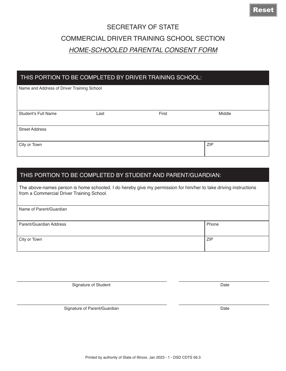 Form DSD CDTS56 - Fill Out, Sign Online And Download Fillable PDF ...