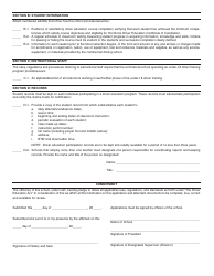 Form DSD CDTS83 Driver Training School Application for Teen License - Illinois, Page 2