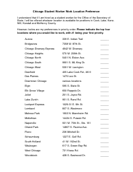 Form Per D126 Student Worker Employment Application - Illinois, Page 3