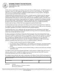 Document preview: Form DN-881 Informed Consent for Participation - North Dakota