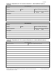 Form DBPR BCAIB1 Application for Initial Certification by Examination or Endorsement - Inspectors and Plans Examiners - Florida, Page 12